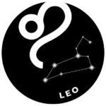 The astrological sign for leo.