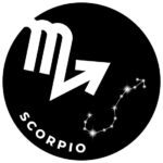 The astrological sign for scorpio.