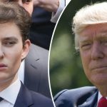 Trump Hysterically Photoshops 30 Years Off His Age in New Photo With Son Barron
